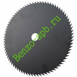 Нож с остроугольными зубцами 80 зубьев 255x25,4x1,4 mm