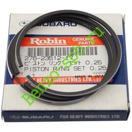 Комплект ремонтных поршневых колец Robin Subaru EX13, +0.25 mm